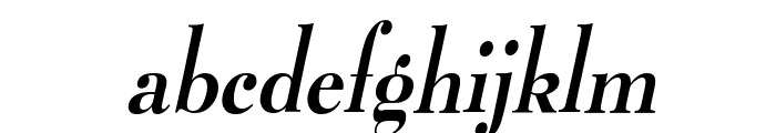 Luciano Condensed Italic Font LOWERCASE
