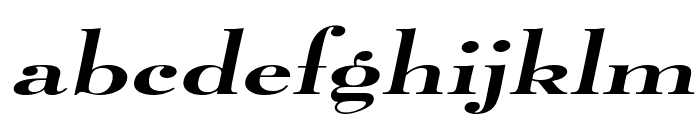 Luciano Extended Italic Font LOWERCASE