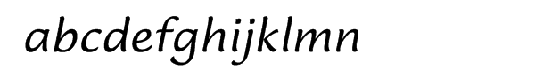 Lucidaâ„¢ Casual Italic Sample