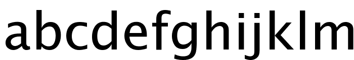 Lucida Sans Regular Font LOWERCASE
