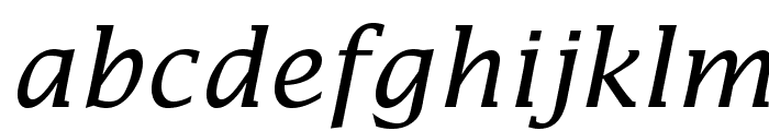 LucidaStd-Italic Font LOWERCASE