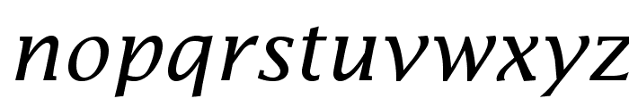 LucidaStd-Italic Font LOWERCASE