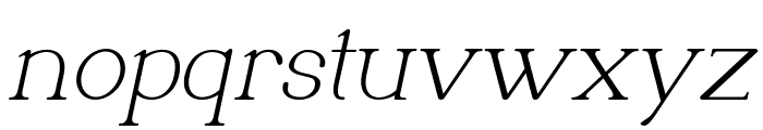 Luminage-Italic Font LOWERCASE