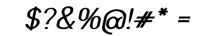 Lutin-BoldItalic Font OTHER CHARS