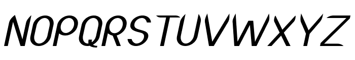 Lutin-BoldItalic Font UPPERCASE