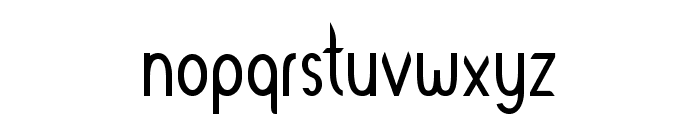 Lutin-CondensedBold Font LOWERCASE