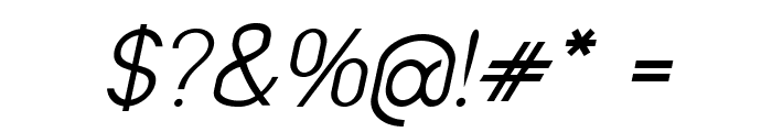 Lutin-Italic Font OTHER CHARS