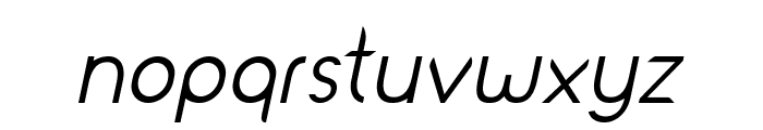 Lutin-Italic Font LOWERCASE