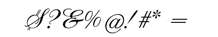 Luvia-Italic Font OTHER CHARS