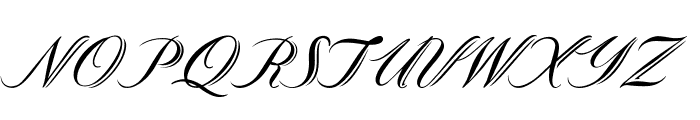 Luvia-Italic Font UPPERCASE