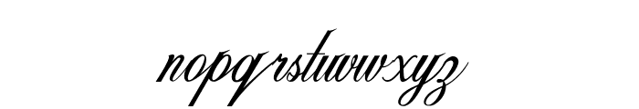 Luvia-Italic Font LOWERCASE