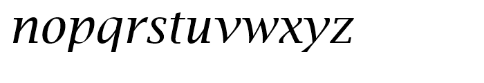Lucida Bright Italic Font LOWERCASE