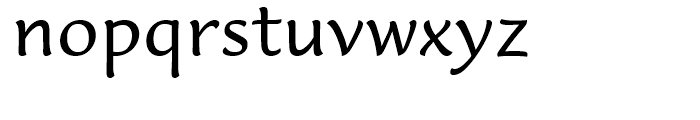 Lucida Casual Regular Font LOWERCASE