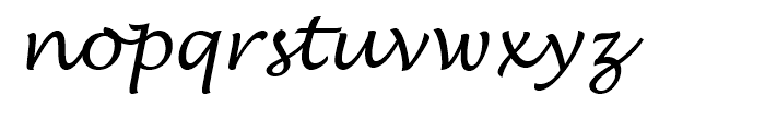 Lucida Handwriting Italic Font LOWERCASE