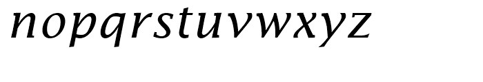 Lucida Math Italic Font LOWERCASE