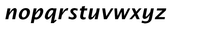 Lucida Schoolbook Bold Italic Font LOWERCASE