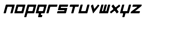 Luggage Round Heavy Oblique Font LOWERCASE