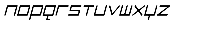 Luggage Round Light Oblique Font LOWERCASE