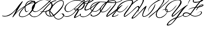 Luitpold Handwriting Regular Font UPPERCASE