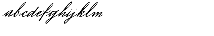 Luitpold Handwriting Regular Font LOWERCASE