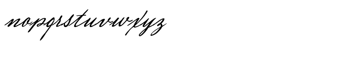 Luitpold Handwriting Regular Font LOWERCASE