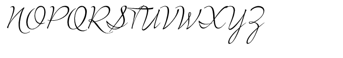 Lush Script Regular Font UPPERCASE