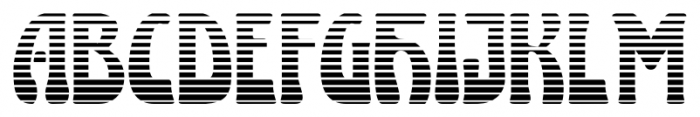 Lugano Striped Font UPPERCASE