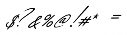 Luitpold Handwriting Regular Font OTHER CHARS