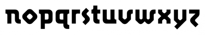 Lunatix Bold Font LOWERCASE