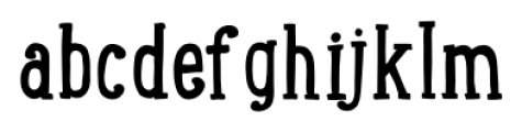 LunchBox Slab Regular Font LOWERCASE