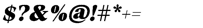Lubea Serif Sf Lubea Serif Black Italic Font OTHER CHARS
