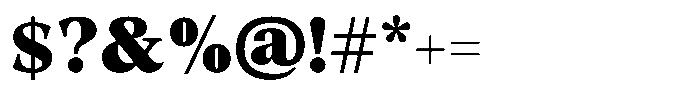 Lubea Serif Sf Lubea Serif Black Font OTHER CHARS