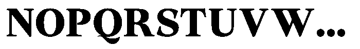 Lubea Serif Sf Lubea Serif Black Font UPPERCASE
