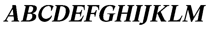 Lubea Serif Sf Lubea Serif Bold Italic Font UPPERCASE