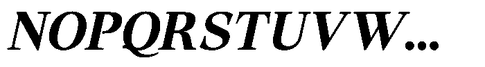 Lubea Serif Sf Lubea Serif Bold Italic Font UPPERCASE
