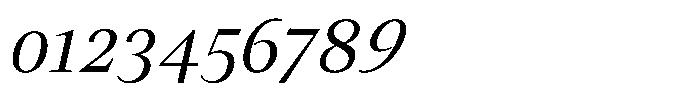 Lubea Serif Sf Lubea Serif Book Italic Font OTHER CHARS