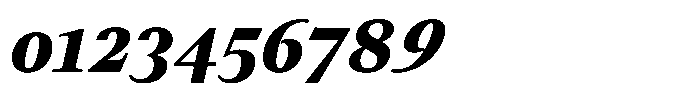Lubea Serif Sf Lubea Serif Extra Bold Italic Font OTHER CHARS