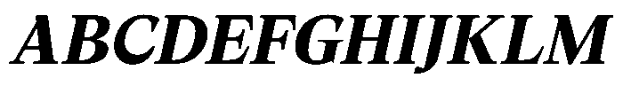 Lubea Serif Sf Lubea Serif Extra Bold Italic Font UPPERCASE