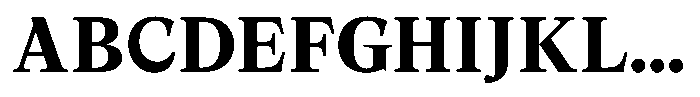 Lubea Serif Sf Lubea Serif Extra Bold Font UPPERCASE