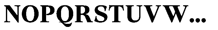 Lubea Serif Sf Lubea Serif Extra Bold Font UPPERCASE