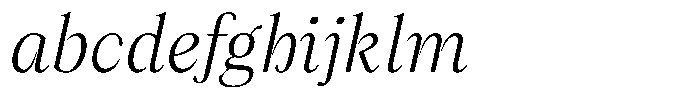 Lubea Serif Sf Lubea Serif Light Italic FONT