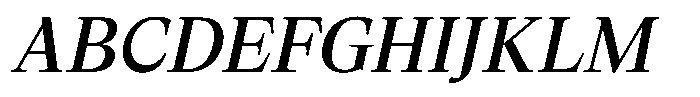 Lubea Serif Sf Lubea Serif Medium Italic Font UPPERCASE
