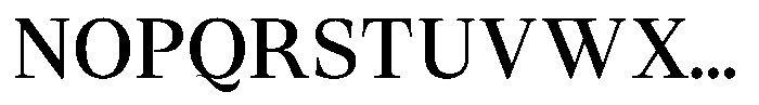 Lubea Serif Sf Lubea Serif Medium Font UPPERCASE