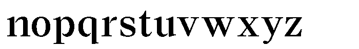Lubea Serif Sf Lubea Serif Medium Font LOWERCASE