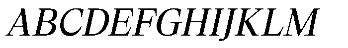 Lubea Serif Sf Lubea Serif Regular Italic Font UPPERCASE