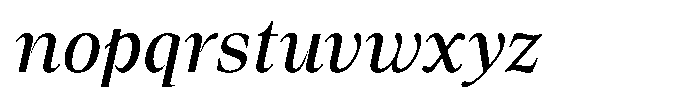 Lubea Serif Sf Lubea Serif Regular Italic Font LOWERCASE