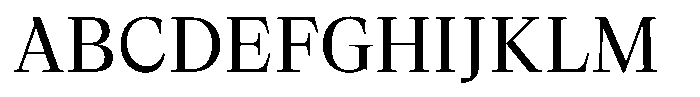 Lubea Serif Sf Lubea Serif Regular Font UPPERCASE