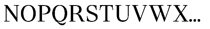 Lubea Serif Sf Lubea Serif Regular Font UPPERCASE