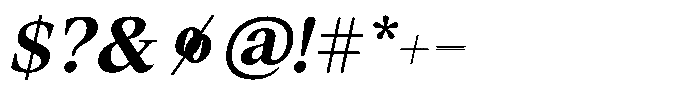 Lubea Serif Sf Lubea Serif Semi Bold Italic Font OTHER CHARS