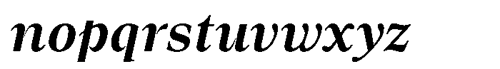Lubea Serif Sf Lubea Serif Semi Bold Italic Font LOWERCASE